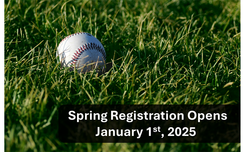 Registration opens January 1st, 2025